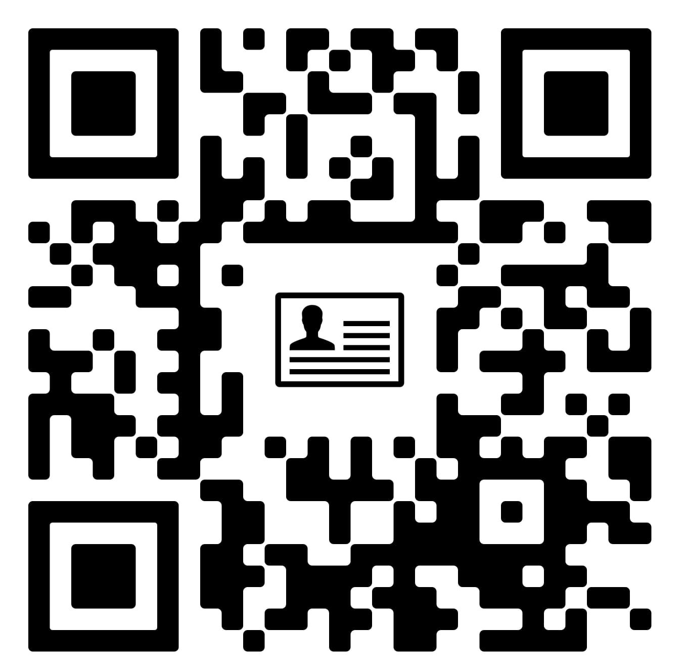 Odd Jobbers contact QR code